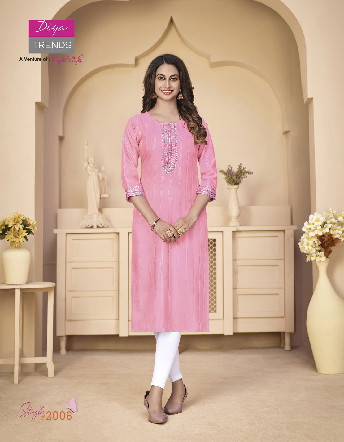 Fashion Story 2 Latest Embroidery Fancy wear Designer Kurti Collection